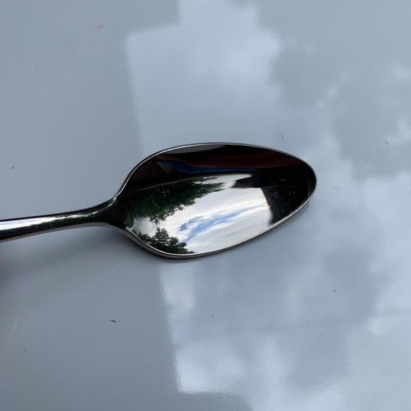 Oneida Lasting Rose Deluxe Stainless Modern Hollow Teaspoon - Picture 5 of 6